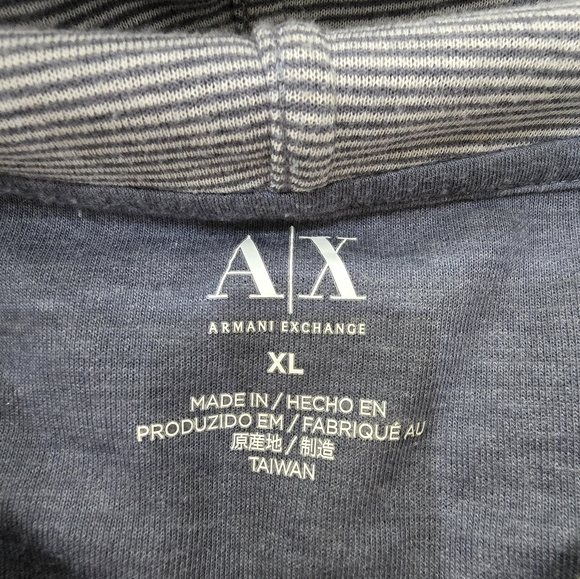 Mens long sleeve hoodie - brand Armani Exchange - size XL - Picture 5 of 5